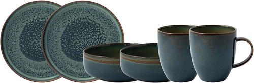 Breakfast set bowls plates - breakfast,