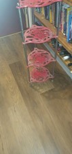 Heavy Cast Iron 4 Tier Red