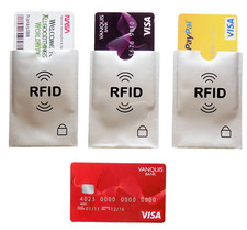RFID Card Sleeves Aluminum Foil Protect Credit Debit Card from Unauthorized Scan