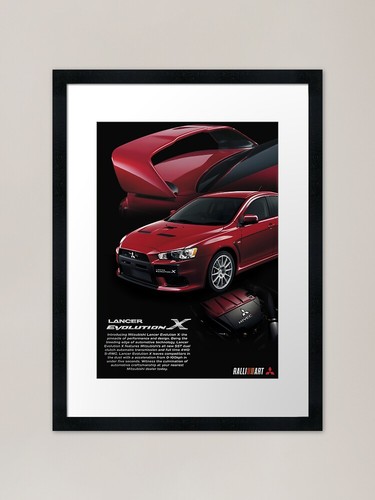 Mitsubishi evolution framed - evolution, x