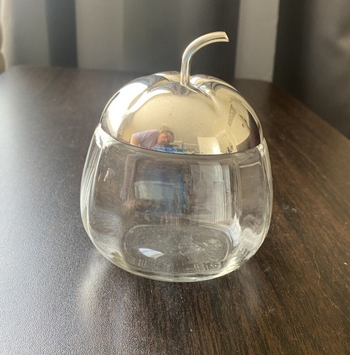 Vintage glass jam apple - vintage, sauce