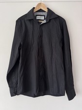 The Spitalfields Shirt Co. Black Shirt - Size 16
