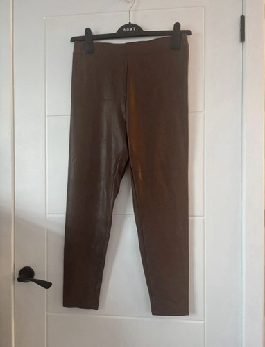 Bershka brown faux leather - bershka,