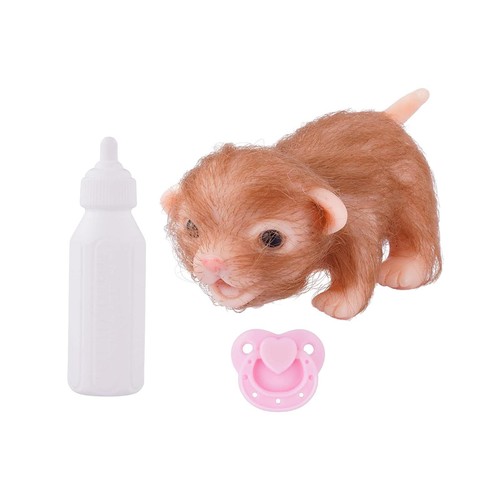 Small reborn dog - toy, silicone