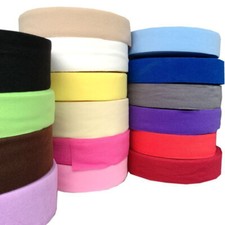 Flat Coral Velvet Bias Binding