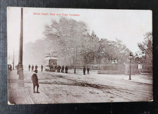 Small Heath Park And Tram Terminus Real Photo Postcard