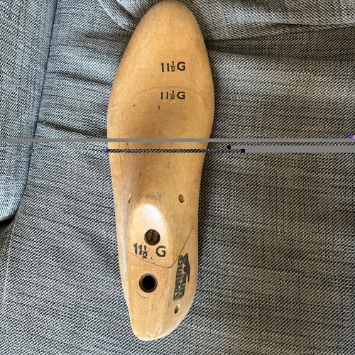 Lovely vintage wooden shoe - lovely,