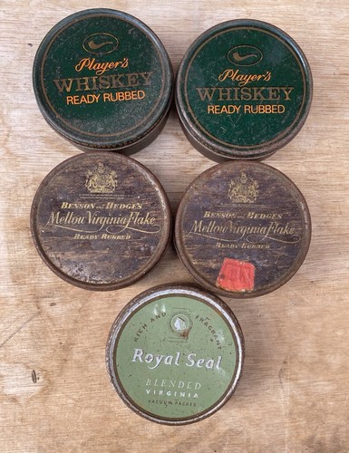 Vintage tobacco tins batch - tobacco,
