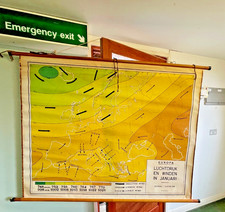 Vintage Pull Down Map