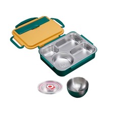  Lunch Box Insulated Divided School Bento Container Containers for Hot Food