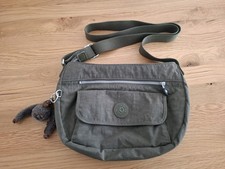 Kipling Syro Crossbody Handbag Bag Olive Khaki Green With Monkey "Sally"