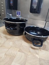 Enamel Mussels/Moules Pot with