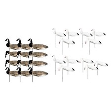 12Pcs Goose Decoys Vivid Three
