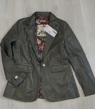 Joe Browns Women’s Single Breasted Leather Blazer Jacket.