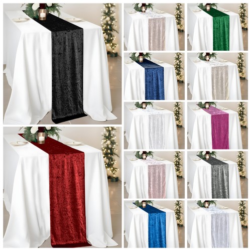 Table runner soft crushed - table,