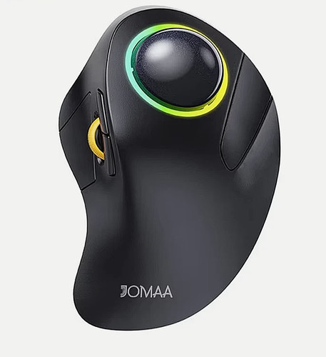 Rgb backlit wireless trackball - wireless,