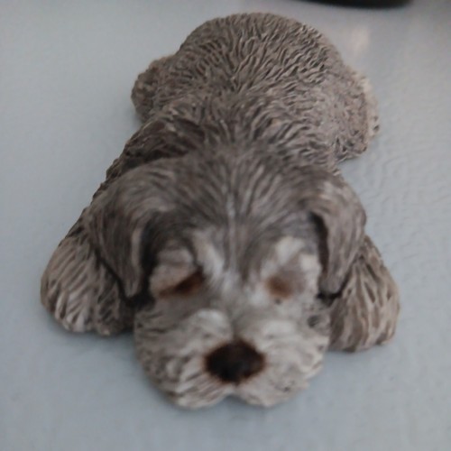 Charming dog figurine by - ,