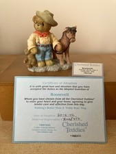 Cherished Teddies , Roosevelt, SPECIAL EDITION 2002 bear, in original box VGC 