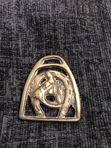 Miniature horse brass vintage - horse,