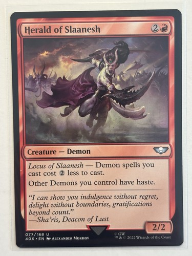 Herald slaanesh mtg - of,