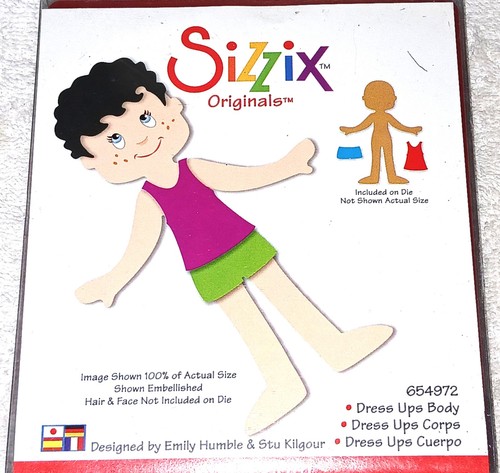 Sizzix doll dress ups - doll,