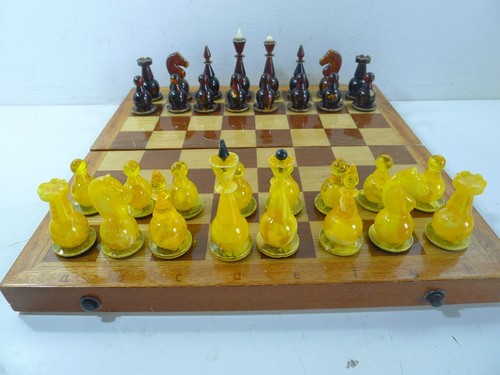 Ambroid chess set - chess, kaliningrad