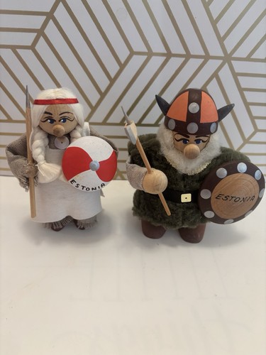 Wooden viking male - viking, &