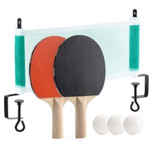 Toyrific | Baseline Table Tennis Ping Pong Set with 2 Bats, 3 Balls And Net,