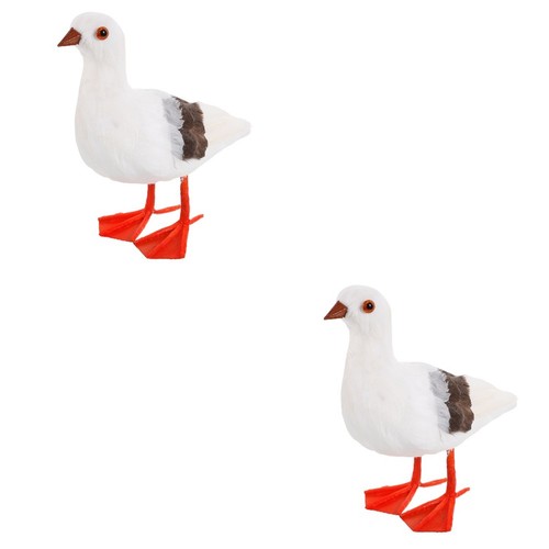 2pcs compact foam seagull bird - 2pcs,
