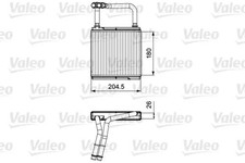 Heater core 811526 VALEO for
