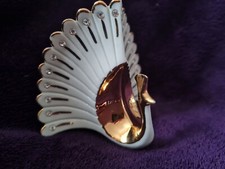 Limoges,Collezione R. G. Oggetti Limoges + Swarovski Crystal Porcelain Peacock