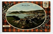 (KLd2288-465)  Oban from South, Fraser Tartan Card,  Unused VG 