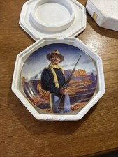 Franklin Mint 8 John Wayne Collectors Plate Limited Edition - 6 Plates In Total