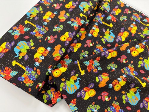 Jungle animal cotton - jungle,