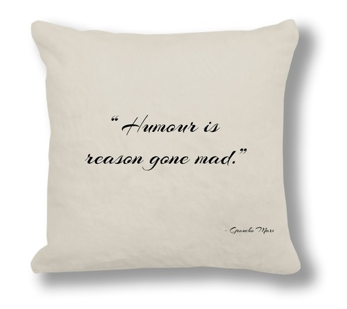 Groucho marx quote cushion - groucho,