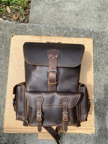 Saddleback leather front - leather,