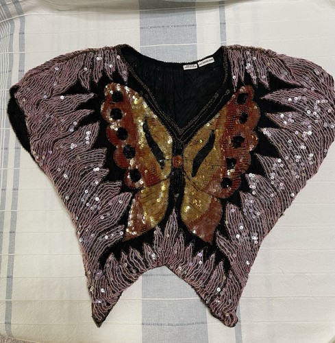 Vintage y2k butterfly sequin - vintage,