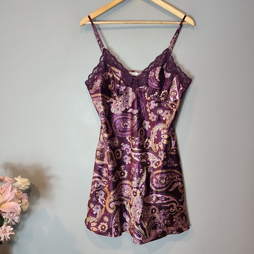 Vintage satin lace slip - vintage,