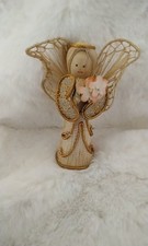 Vintage Small Straw Angel