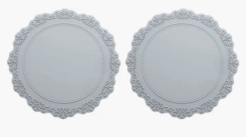 Pack grey round silicone - 2,