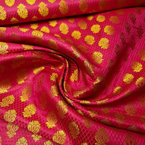 Paisley floral brocade fabric - floral,