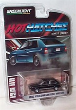 1983 Volkswagen Golf MK1 GTI Hot Hatches 2 1/64 Scale Greenlight 63020-D New