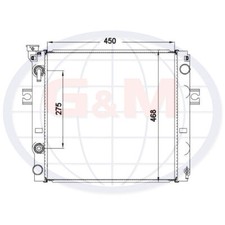 Radiator for nissan - nissan, forklift
