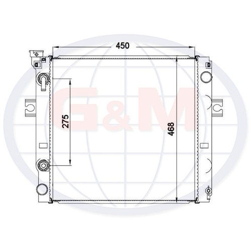 Radiator for nissan forklift - for,