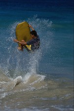 568049 Jump Off The Wave With A Boogie Board Baldwin Park A4 Photo Print