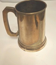 Brass Tankard with c shaped