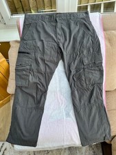 Next Mens Grey Cargo Trousers Size 42 Inch Waist Worn Once In Great Cond