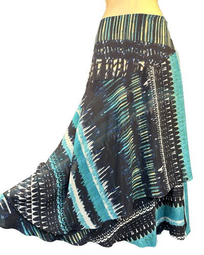 Per una blues chiffon - una,