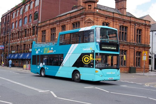 Cardiff bus scania - cardiff,