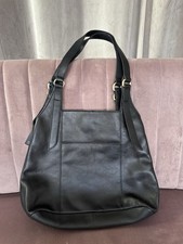 Ladies Real Leather Black Handbag From Marks & Spencer